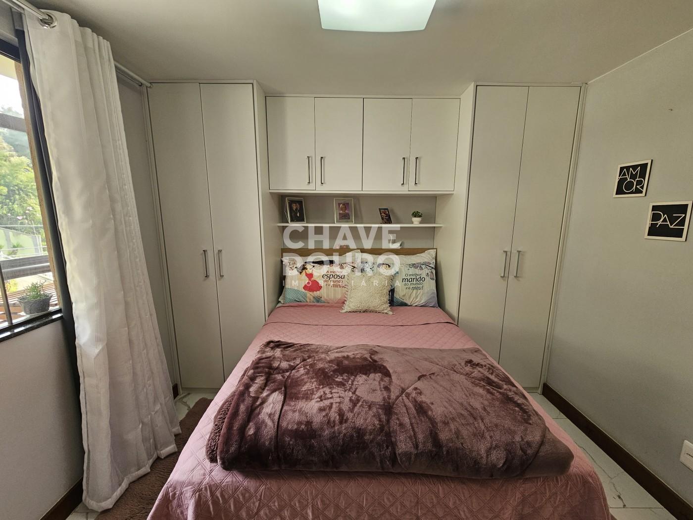 Foto do apartamento AP0069 na Quinta da Barra - quarto mobiliado.